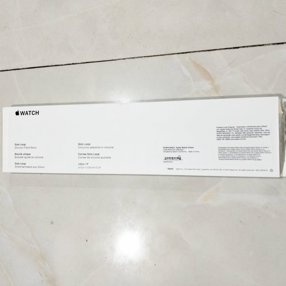 🟡Apple Watch 41mm Chalk Pink  Solo Loop - Size 1 - Picture 4 of 11